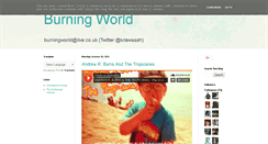 Desktop Screenshot of burningworld.co.uk
